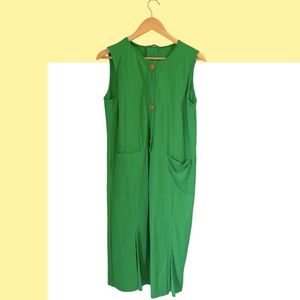 Zara green maxi dress.
